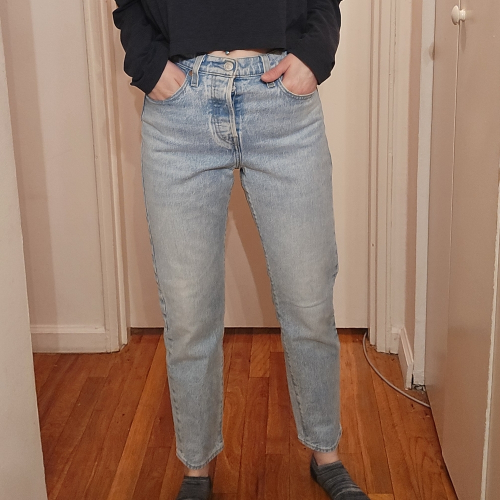 LEVIS Women's Light Blue Jeans